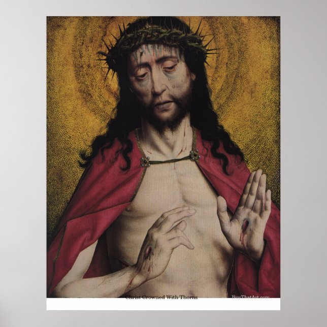 Poster Christ Couronné D'Épines (Devant)