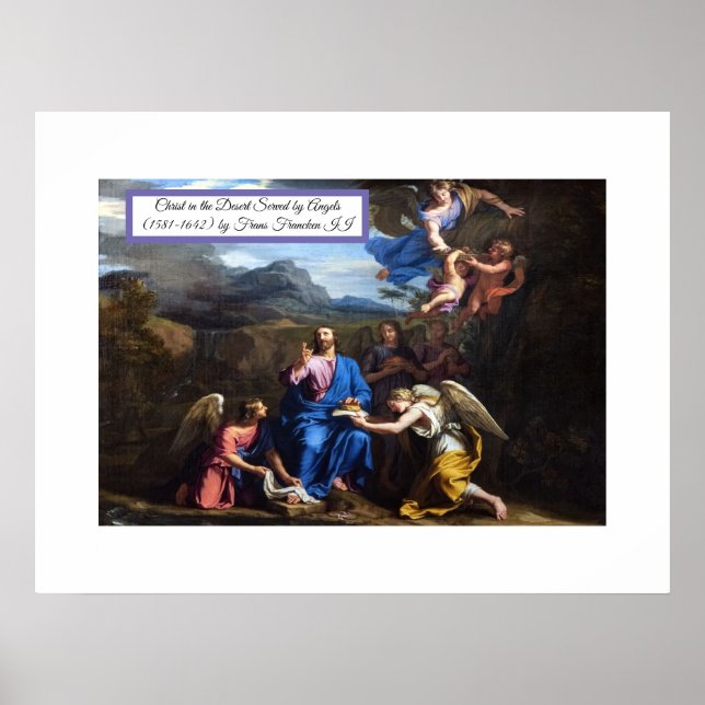 Poster Christ dans le désert (Devant)