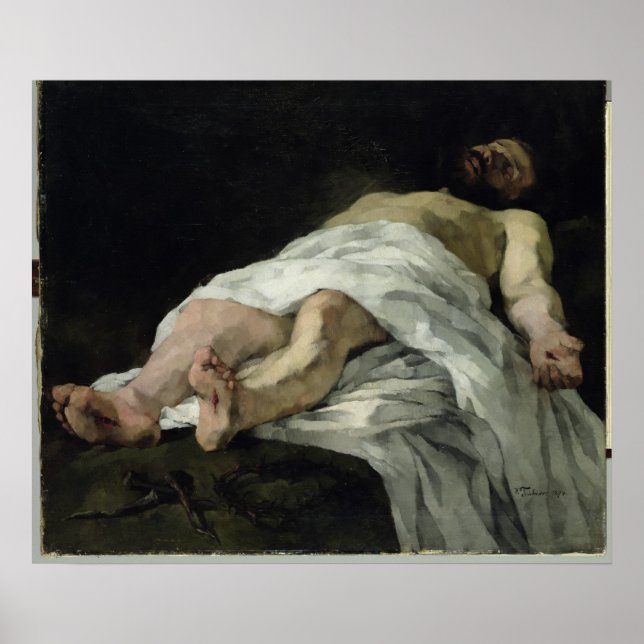 Poster Christ descendu de la Croix, 1874 (Devant)