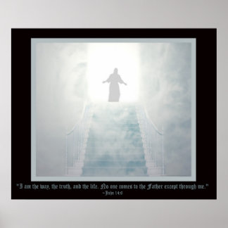 Poster Christ est le chemin