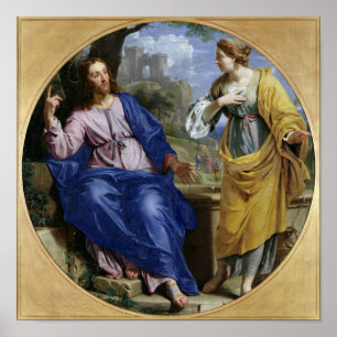 Poster Christ et la femme de Samarie