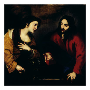 Poster Christ et la femme de Samarie