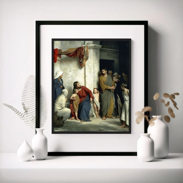Poster Christ et les enfants (Créateur téléchargé)