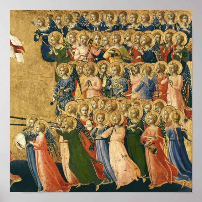 Poster Christ glorifié dans la Cour du Ciel (Devant)