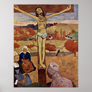 Poster Christ Jaune par Paul Gauguin, Art Vintage