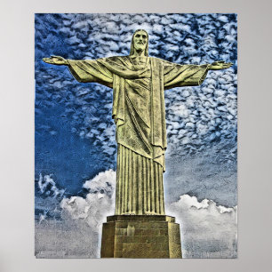 Poster Christ le Rédempteur Rio