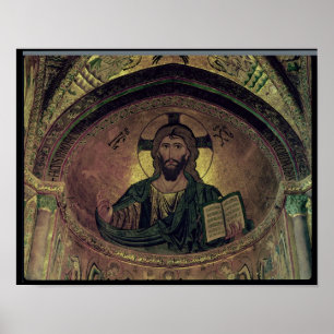 Poster Christ Pantocrator dans l'abside