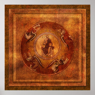 Poster Christ Pantokrator Iconographie chrétienne