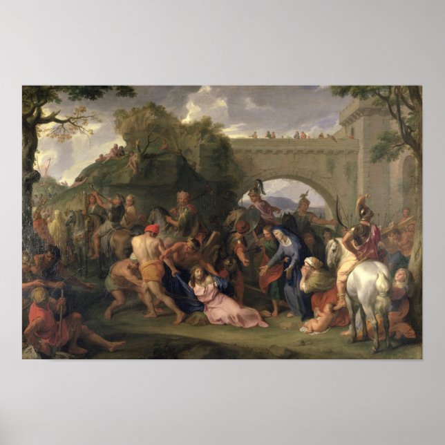 Poster Christ portant la croix, 1688 (Devant)