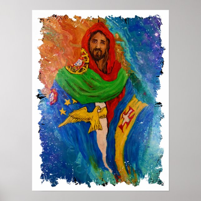 Poster Christ pour le Portugal (Devant)