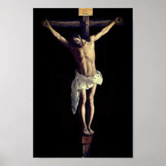 Poster Christ sur la croix par Francisco De Zurbarán