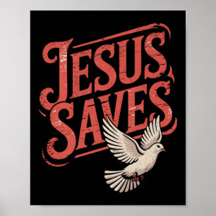 Poster Christan Jésus économise Premium