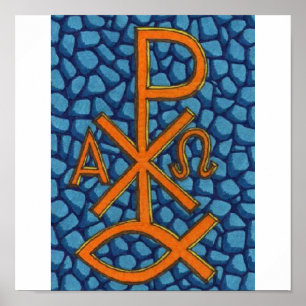 Poster Christian Chi-Rho