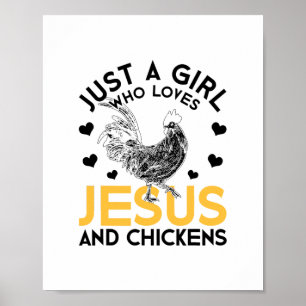 Poster Christian Funny Religieux Agricultrices Cadeau Jés