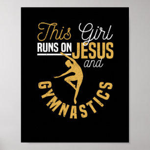 Poster Christian gymnast This girl runs up