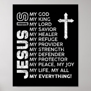 Poster Christian Men Garçons Enfants Jésus T-ShirtEs-tu u