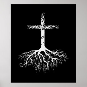 Poster Christian Racine ta foi en Jésus Christ Racine Tre