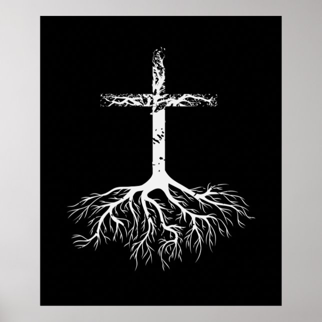 Poster Christian Racine ta foi en Jésus Christ Racine Tre (Devant)