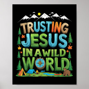 Poster Christian Summer Vrai North Vbs 2025 Trusting Jesu