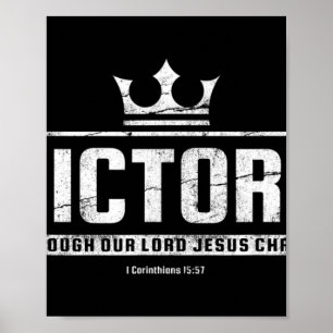 Poster Christian T Chemise Femmes Hommes   Victoire En Jé