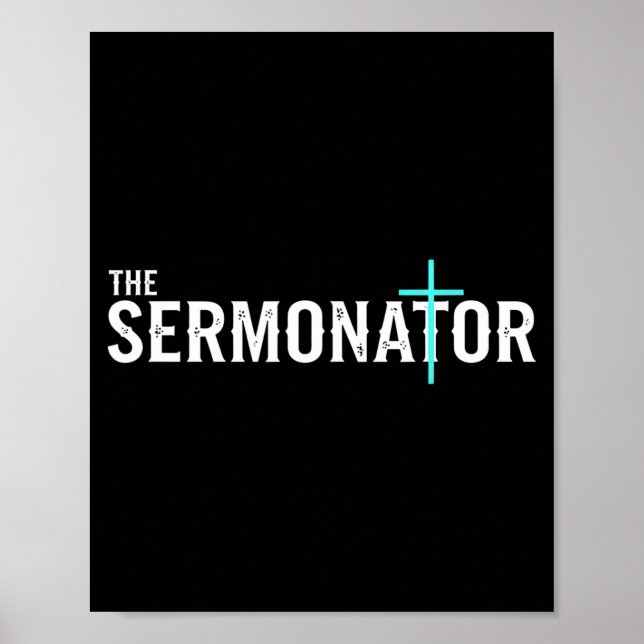 Poster Christian The Sermonator - Pastor &amp; Preacher C (Devant)