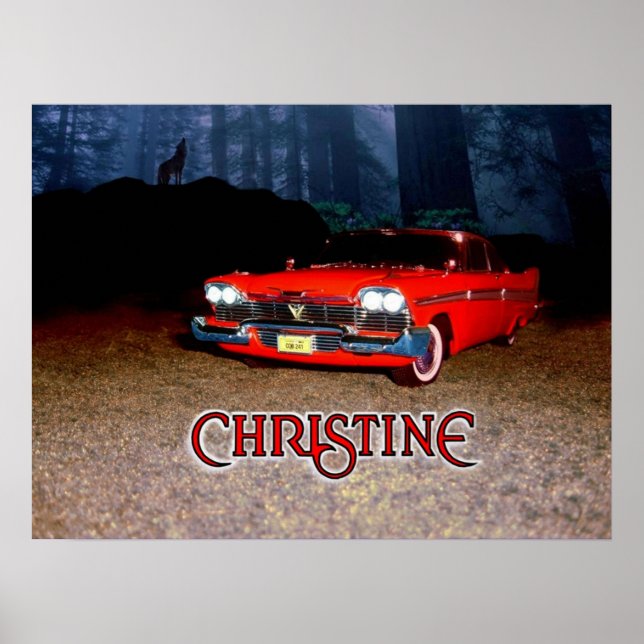 Poster Christine Plymouth Fury 1958 (Devant)