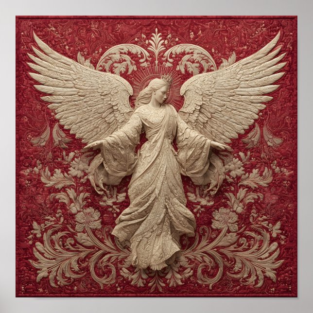 Poster Christmas Angel (Devant)