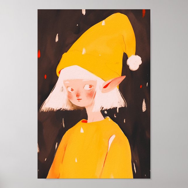 Poster Christmas Elf (Devant)