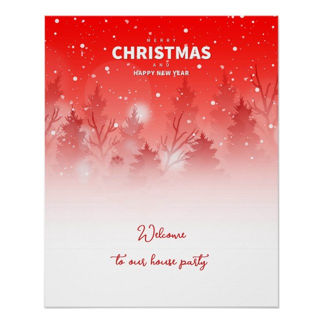 Poster Christmas Festive  (Devant)