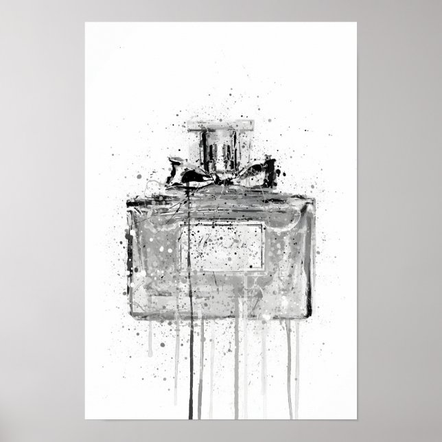 Poster Christmas Gift Fragrance Bottle 'Candy Floss' (Devant)
