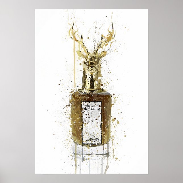 Poster Christmas Gift Fragrance Bottle 'Kingdom' (Devant)
