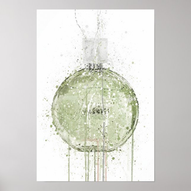 Poster Christmas Gift Fragrance Bottle 'Spring Meadow' (Devant)