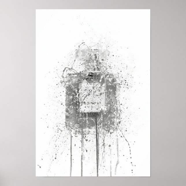 Poster Christmas Gift Fragrance Bottle Wall (Devant)