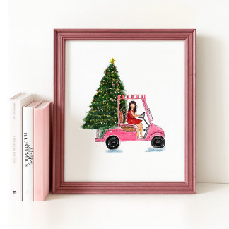 Poster Christmas illustration 