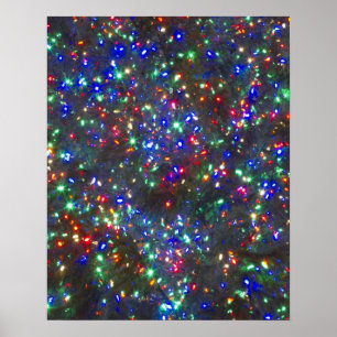 Poster Christmas lights, Portland, Oregon