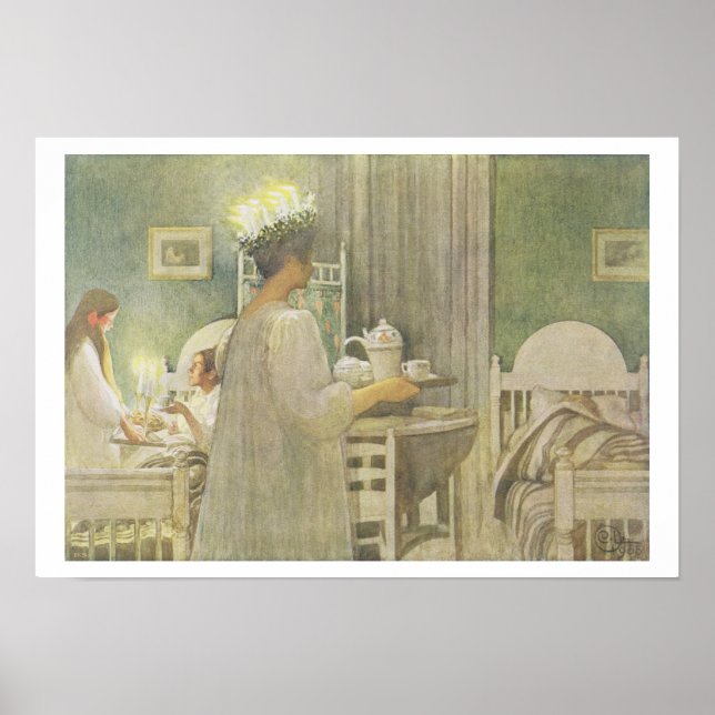 Poster Christmas Morning, pub. in 'Laissez la lumière hin (Devant)