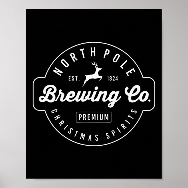 Poster Christmas North Le Brewing Beer Holiday Season  (Devant)