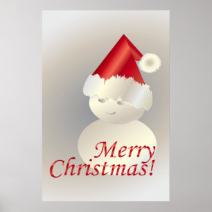 Poster Christmas Snowman