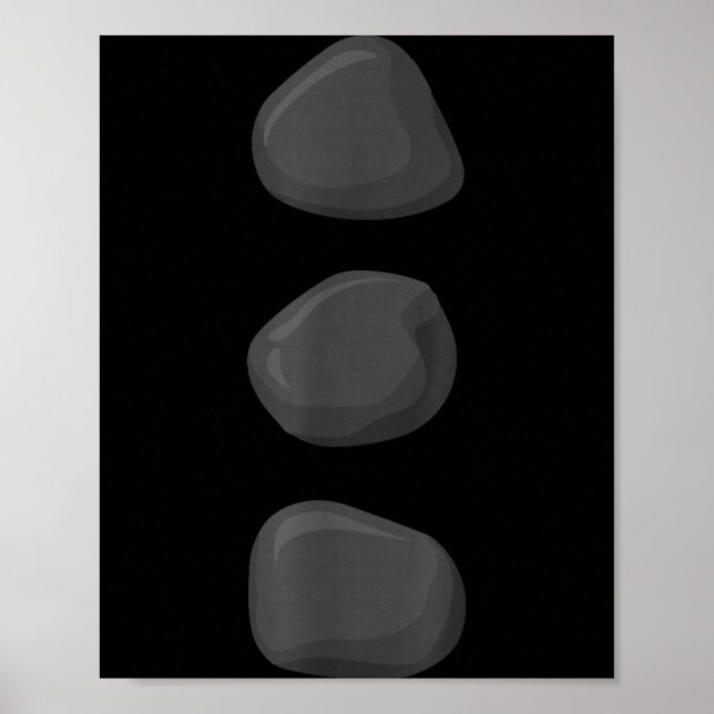 Poster Christmas Snowman Three Black Buttons Xmas Costume (Devant)