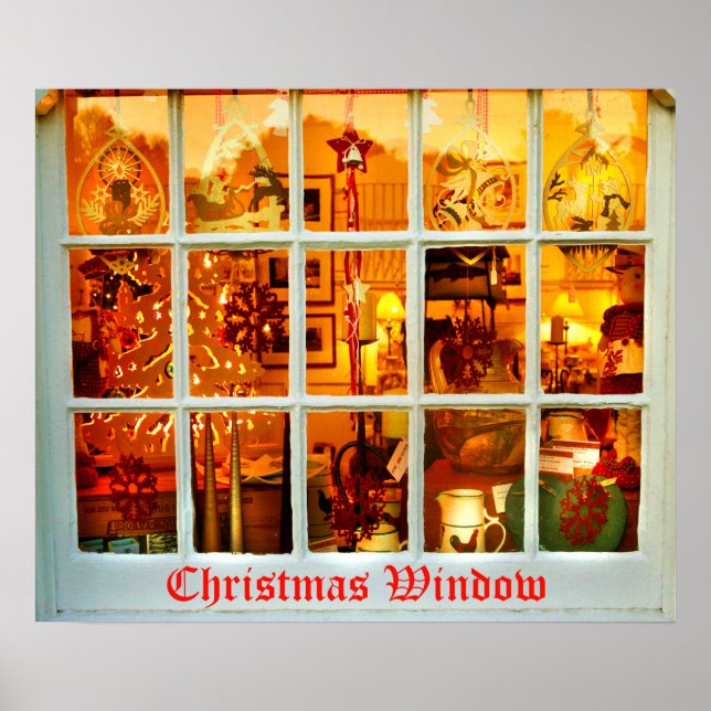 Poster christmas window (Devant)