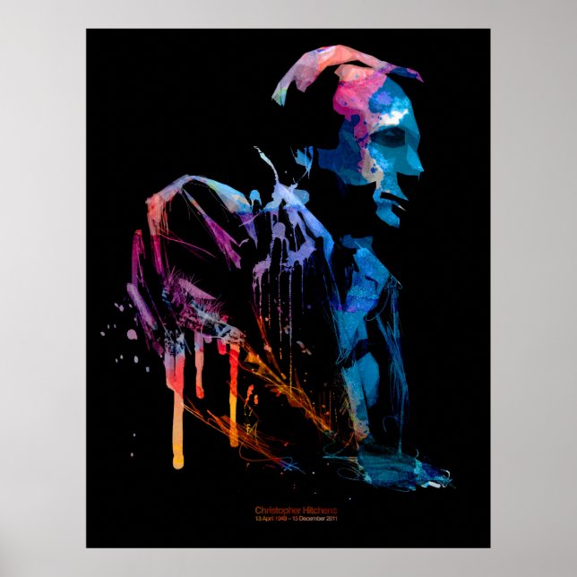 Poster Christopher Hitchens RIP (Devant)