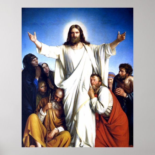 Poster Christus Consolator par Carl Bloch (Devant)