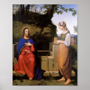 Poster Christus und die Samariterin