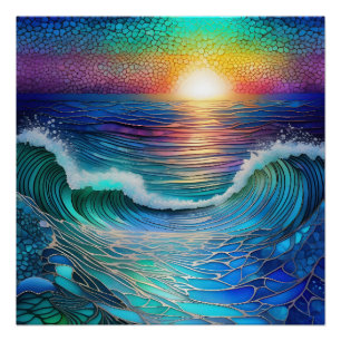 Poster Chroma Sea Seascape