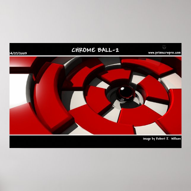 Poster Chrome Ball 2 (Devant)