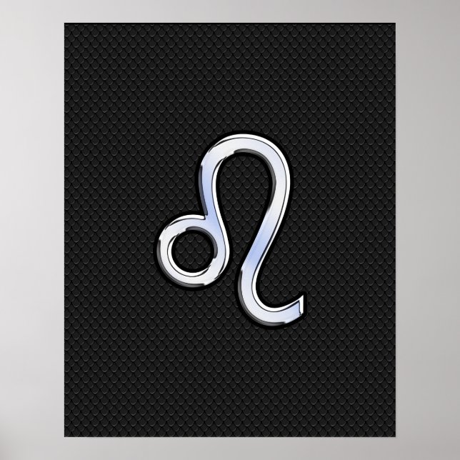 Poster Chrome moderne comme Leo Connexion peau de serpent (Devant)