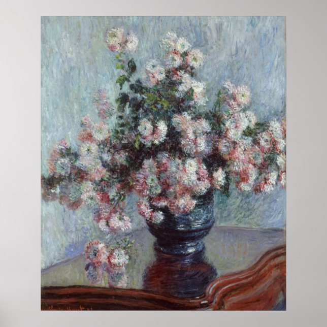 Poster Chrysanthèmes (Devant)