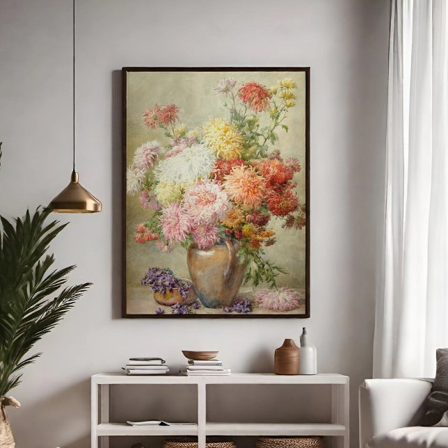 Poster Chrysanthèmes (Créateur téléchargé)