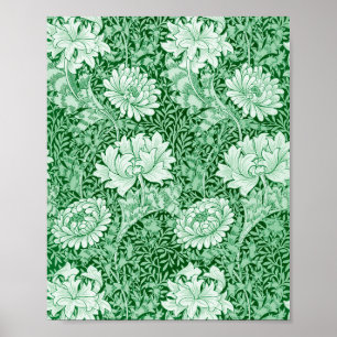 Poster Chrysanthemum Green, William Morris