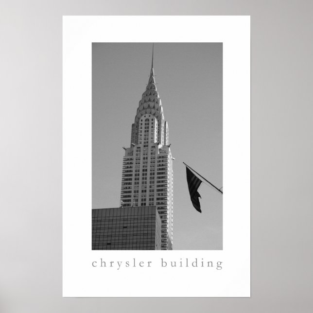 Poster Chrysler Building (Devant)